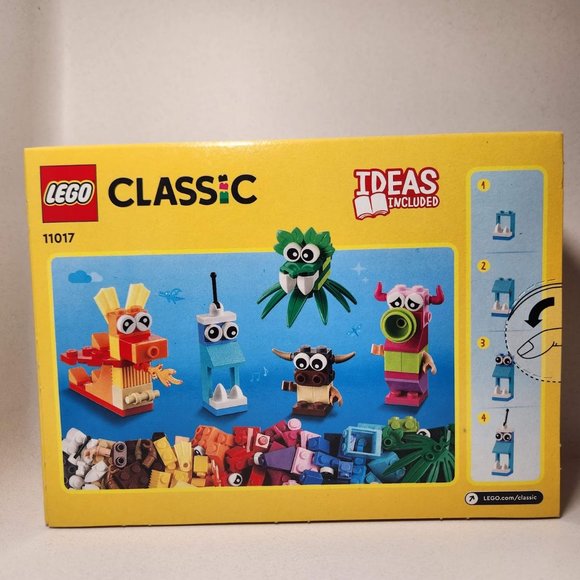 NEW Lego Classic 11017 CREATIVE MONSTERS 140 Piece Building Toy Set - SEALED - Picture 6 of 8